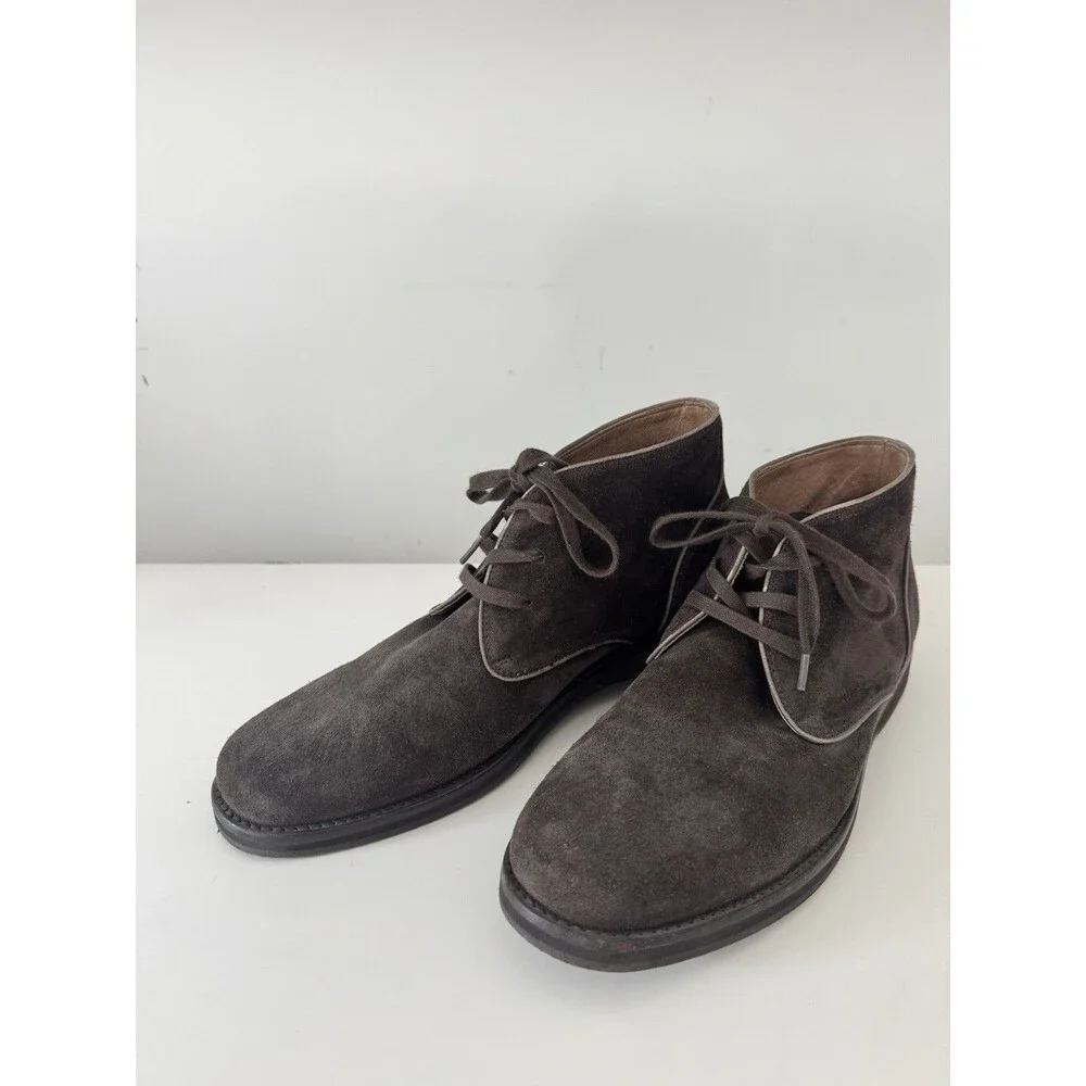 John Varvatos Star USA Brown Suede Chukka Boots Mens 9.5 -